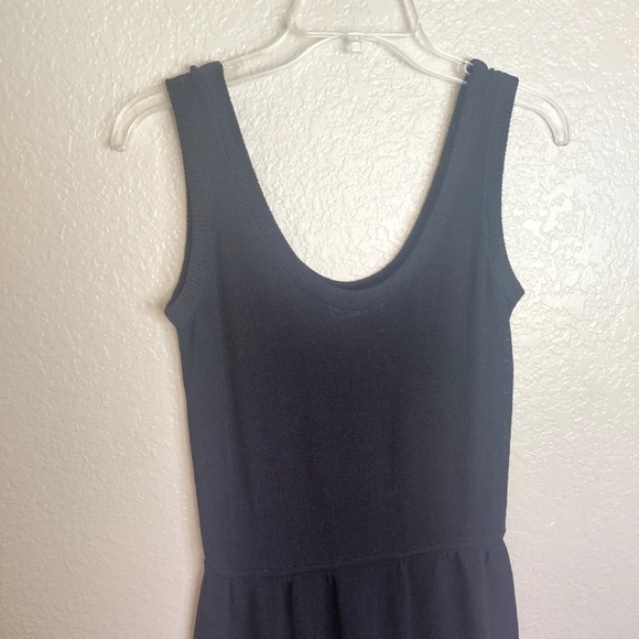 St. John evening Santana knit sleeveless elastic waist pencil dress sz 2 - Picture 8 of 9